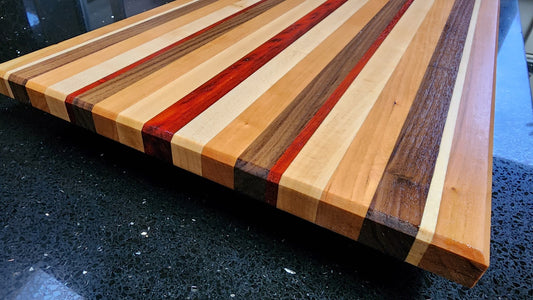 Large cutting board - exotic hardwood